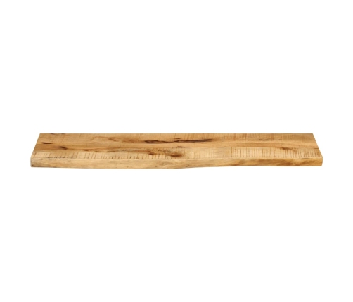 Tablero de mesa borde natural madera maciza mango 100x20x2,5 cm