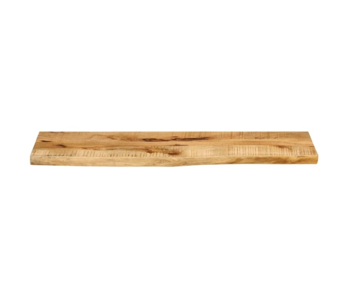 Tablero de mesa borde natural madera maciza mango 100x30x2,5 cm