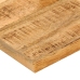 Tablero de mesa borde natural madera maciza mango 40x40x2,5 cm