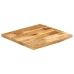 Tablero de mesa borde natural madera maciza mango 60x60x2,5 cm