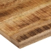 Tablero de mesa borde natural madera maciza mango 100x80x2,5 cm