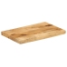 Tablero de mesa borde natural madera maciza mango 40x20x3,8 cm