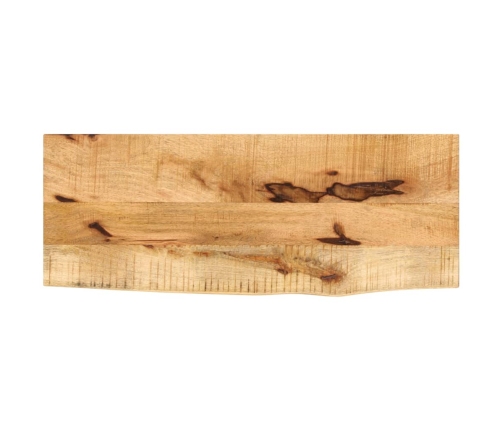 Tablero de mesa borde natural madera maciza mango 80x30x3,8 cm