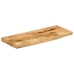 Tablero de mesa borde natural madera maciza mango 80x30x3,8 cm