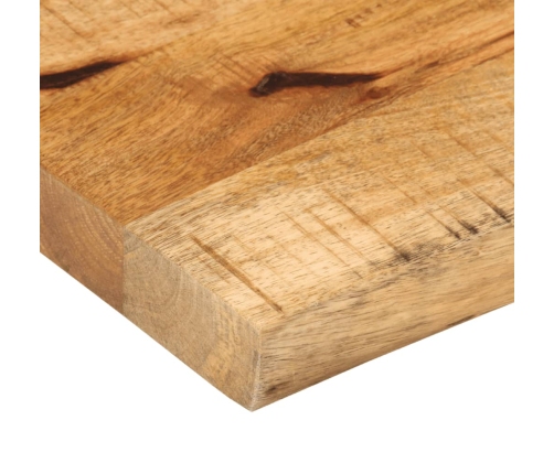 Tablero de mesa borde natural madera maciza mango 80x30x3,8 cm