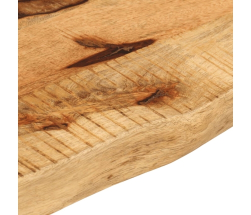 Tablero de mesa borde natural madera maciza mango 80x30x3,8 cm