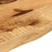 Tablero de mesa borde natural madera maciza mango 80x30x3,8 cm