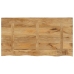 Tablero de mesa borde natural madera maciza mango 100x60x3,8 cm