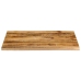 Tablero de mesa borde natural madera maciza mango 90x80x3,8 cm