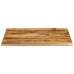 Tablero de mesa borde natural madera maciza mango 100x80x3,8 cm