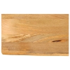 Tablero de mesa borde natural madera maciza mango 40x20x2,5 cm