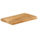 Tablero de mesa borde natural madera maciza mango 40x20x2,5 cm