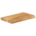 Tablero de mesa borde natural madera maciza mango 50x20x2,5 cm