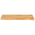 Tablero de mesa borde natural madera maciza mango 90x20x2,5 cm