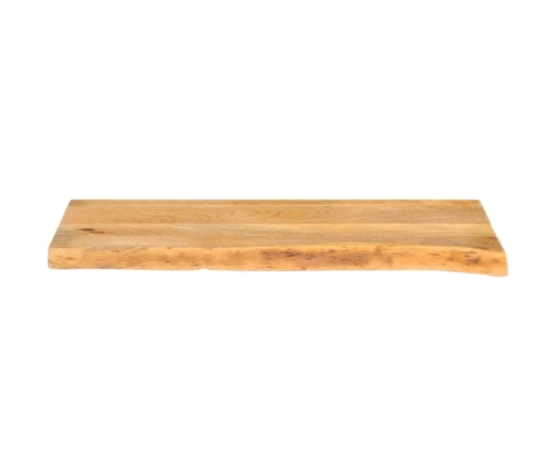 Tablero de mesa borde natural madera maciza mango 90x30x2,5 cm