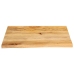 Tablero de mesa borde natural madera maciza mango 40x40x2,5 cm