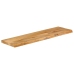 Tablero de mesa borde natural madera maciza mango 110x40x2,5 cm