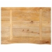 Tablero de mesa borde natural madera maciza mango 90x60x2,5 cm