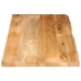 Tablero de mesa borde natural madera maciza mango 140x60x2,5 cm