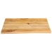 Tablero de mesa borde natural madera maciza mango 80x80x2,5 cm