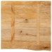 Tablero de mesa borde natural madera maciza mango 80x80x2,5 cm