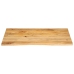 Tablero de mesa borde natural madera maciza mango 110x80x2,5 cm