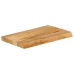 Tablero de mesa borde natural madera maciza mango 50x20x3,8 cm