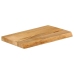 Tablero de mesa borde natural madera maciza mango 50x30x3,8 cm