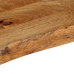 Tablero de mesa borde natural madera maciza mango 100x30x3,8 cm