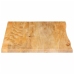 Tablero de mesa borde natural madera maciza mango 70x60x3,8 cm