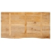 Tablero de mesa borde natural madera maciza mango 120x60x3,8 cm