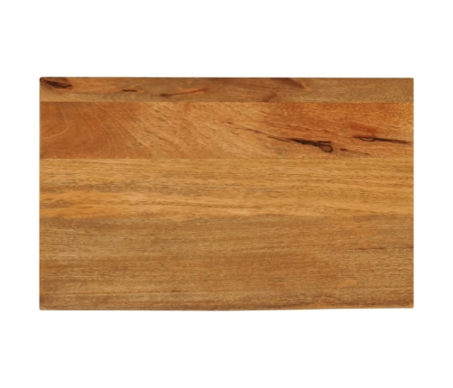 Tablero de mesa borde natural madera maciza mango 40x20x2,5 cm