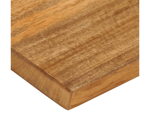 Tablero de mesa borde natural madera maciza mango 40x20x2,5 cm