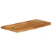 Tablero de mesa borde natural madera maciza mango 70x20x2,5 cm