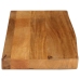 Tablero de mesa borde natural madera maciza mango 70x20x2,5 cm