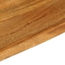 Tablero de mesa borde natural madera maciza mango 90x20x2,5 cm