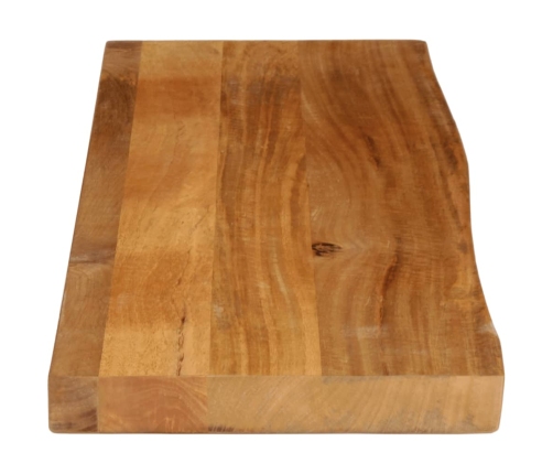 Tablero de mesa borde natural madera maciza mango 100x20x2,5 cm