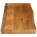 Tablero de mesa borde natural madera maciza mango 120x20x2,5 cm