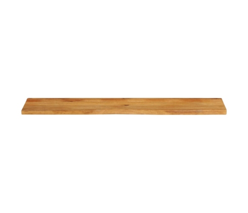 Tablero de mesa borde natural madera maciza mango 160x20x2,5 cm