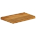 Tablero de mesa borde natural madera maciza mango 40x30x2,5 cm