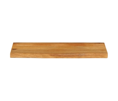 Tablero de mesa borde natural madera maciza mango 80x30x2,5 cm