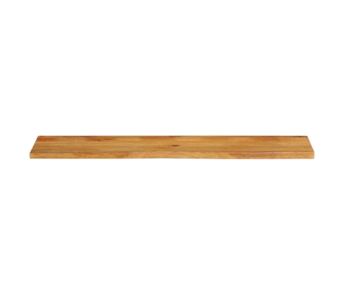 Tablero de mesa borde natural madera maciza mango 160x30x2,5 cm