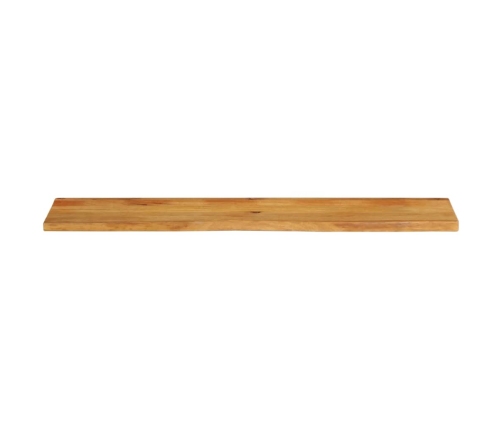 Tablero de mesa borde natural madera maciza mango 180x30x2,5 cm