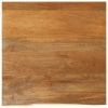 Tablero de mesa borde natural madera maciza mango 40x40x2,5 cm