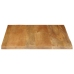 Tablero de mesa borde natural madera maciza mango 40x40x2,5 cm