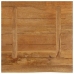 Tablero de mesa borde natural madera maciza mango 40x40x2,5 cm