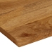 Tablero de mesa borde natural madera maciza mango 40x40x2,5 cm