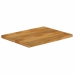 Tablero de mesa borde natural madera maciza mango 70x60x2,5 cm