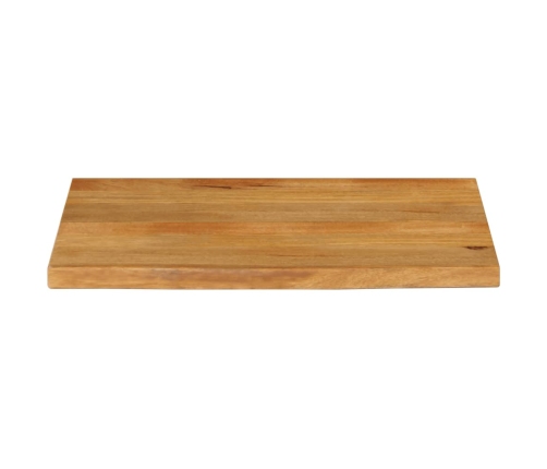 Tablero de mesa borde natural madera maciza mango 70x60x2,5 cm