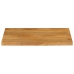 Tablero de mesa borde natural madera maciza mango 70x60x2,5 cm